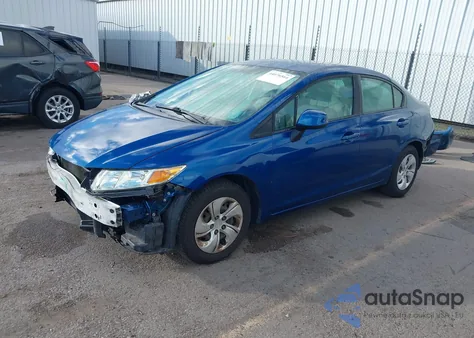 2013 Honda Civic Lx z USA, uszkodzony, nr VIN 2HGFB2F50DH566147